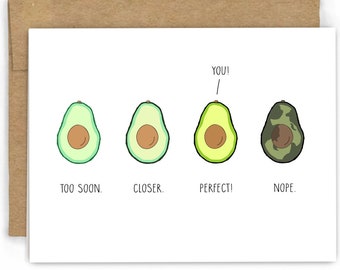 Birthday Card | Funny Birthday Card | Avocado Puns by Fresh Card Co