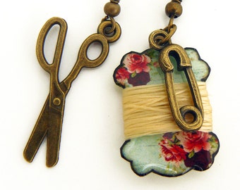 seamstress's earrings