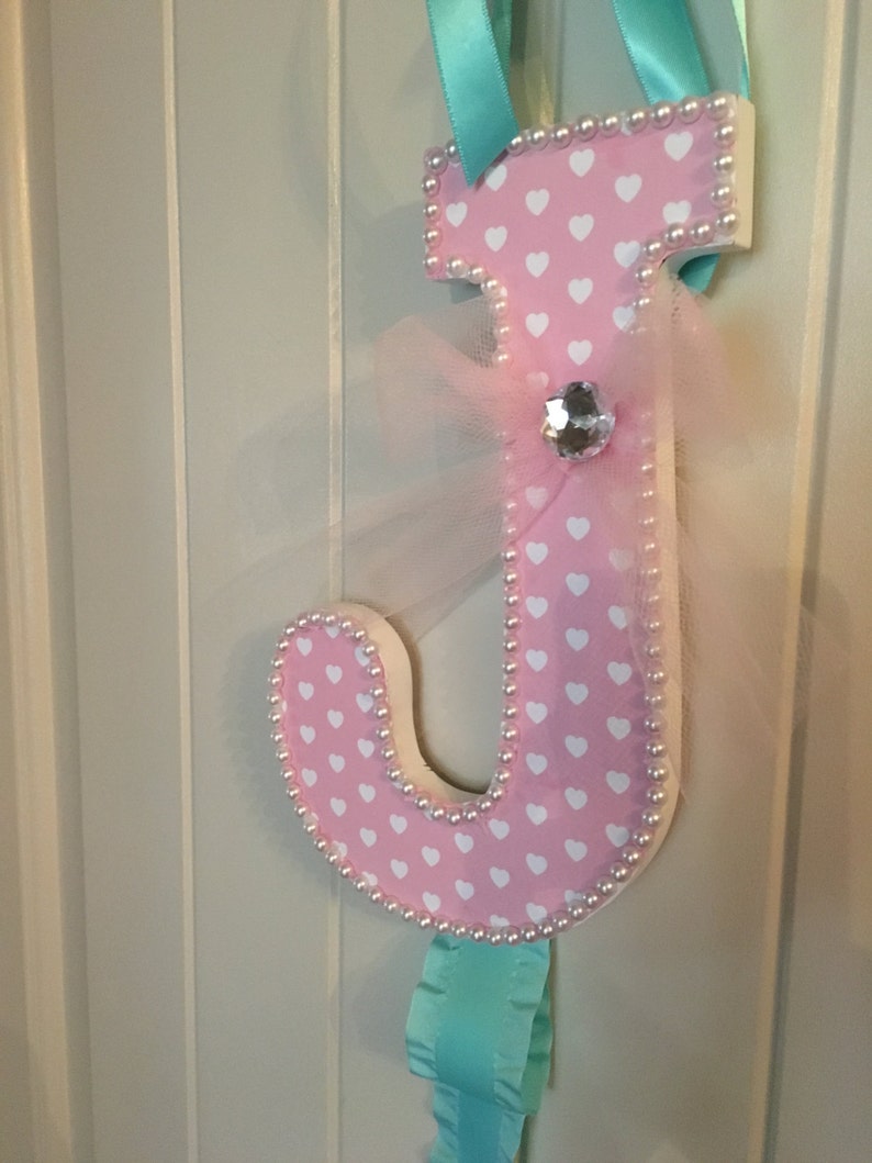 Initial Bow Holder Baby Wall Decor Girls Room Decor Etsy Initial Bow Holder Baby Wall Decor Girls Room Decor Etsy