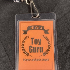 Toy Guru Convention Badge :: Front
