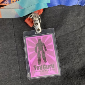 Toy Guru Convention Badge :: Back