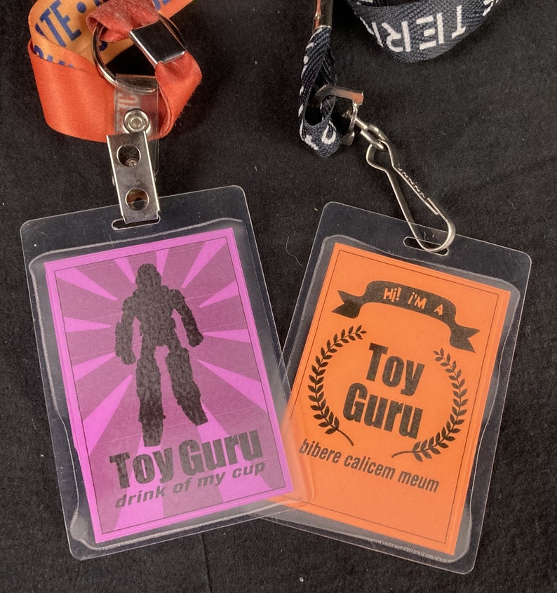 Toy Guru Convention Badges :: Come in a variety of colors