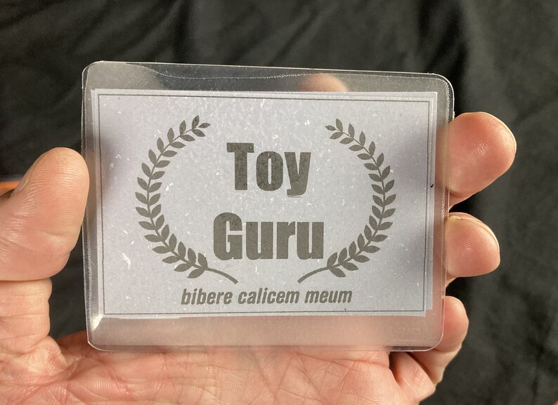Toy Guru Wallet Card :: Front