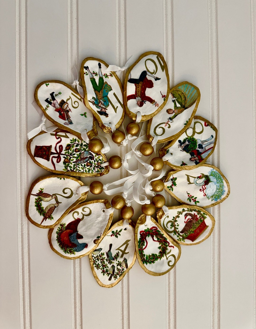 12 Days of Christmas Ornaments Etsy