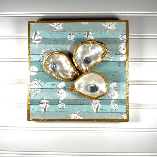 Oyster Shell Framed Etsy
