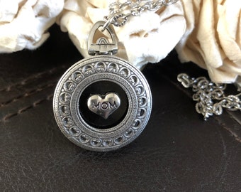 Mom locket, mom gift, Mom necklace, gift for mom, family photo locket, four photo locket, Multi photo locket, keepsake jewelry