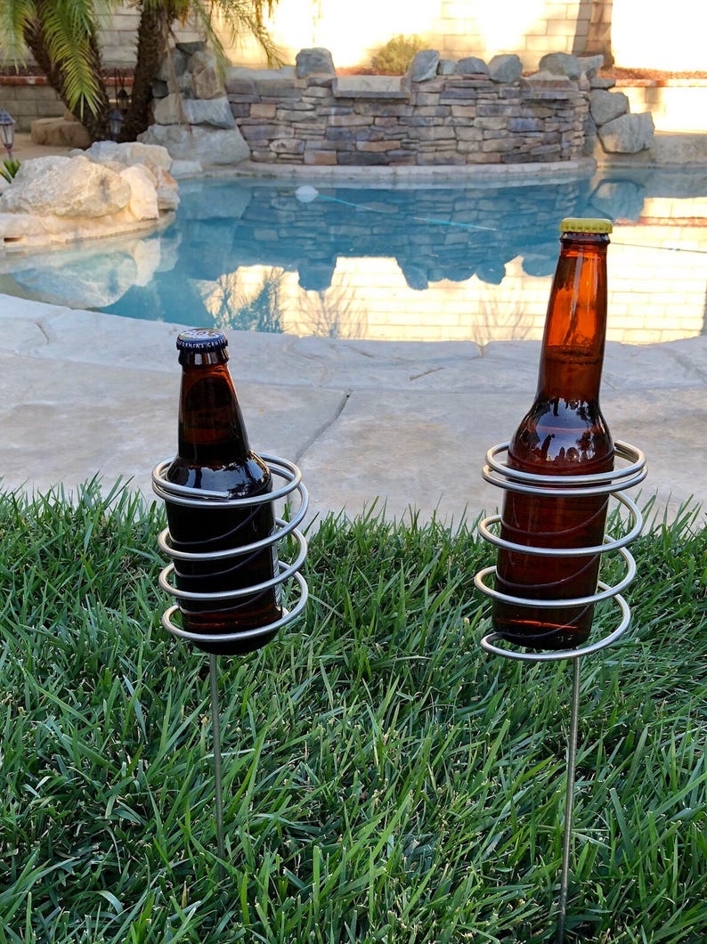 Beer holder beer gifts for menbeer lover giftoutdoor beer Etsy
