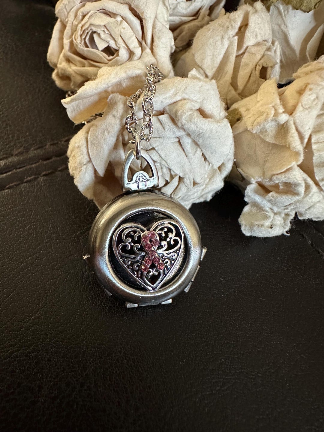 Breast Cancer Survivor Locket, Breast Cancer Gift, Breast Cancer ...