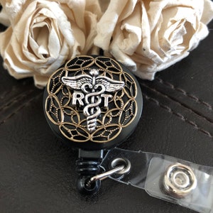 RT badge reel, RT gifts, RT badge clip, respiratory gifts, respiratory therapist badge reel, respiratory therapy retractable badge clip,