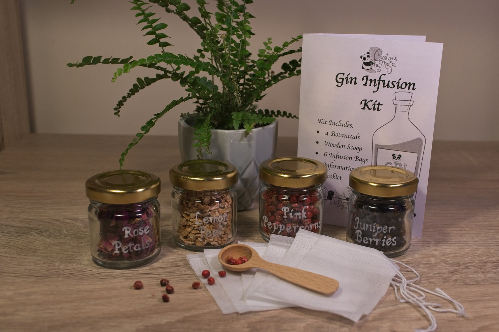 Gin Botanical Infusion Gift Set Gin and Tonic Infusion Kit Etsy