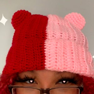 Crochet Bear Beanie