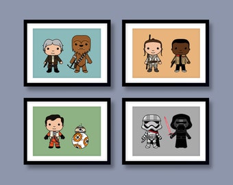 Star Wars inspired wall art kids wall art Star Wars Darth | Etsy
