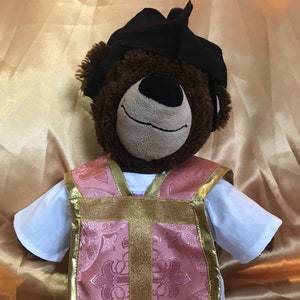 Teddy Bear priest alb/gown-Bear NOT included