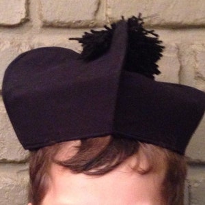 Biretta priest hat for boys