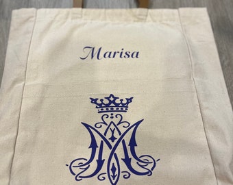 Auspice Maria Personalized  Mass Tote Bag