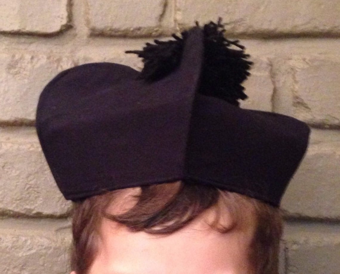 Biretta priest hat costume Etsy