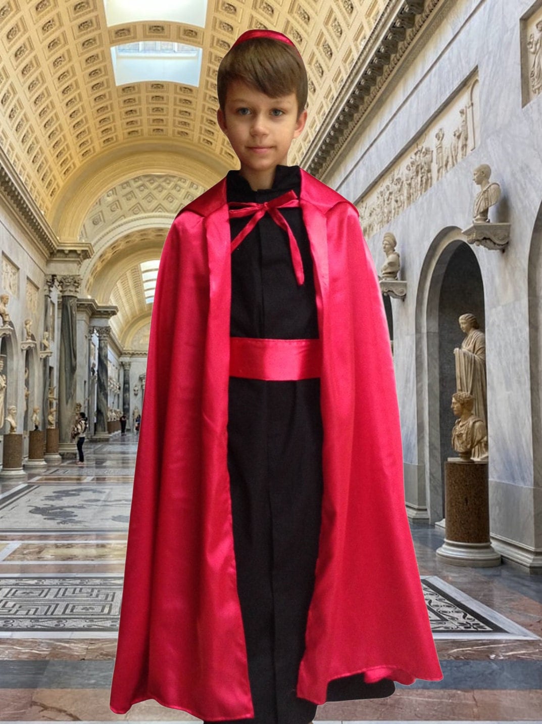 Vestito da cardinale sale