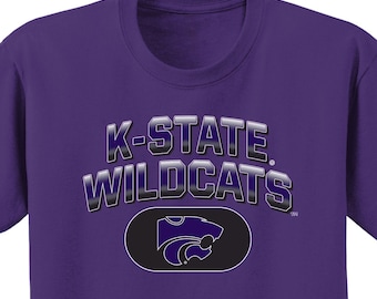 K-State Shirt | K-State Wildcats Shirt | KSU Shirts | Kansas State Shirt | Kansas State University Shirt | K-State Full Color Fade T-Shirt