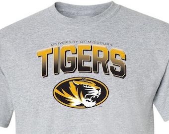 Missouri Tigers Tee Shirt | Mizzou Tigers Full Color Fade | Missouri Shirt | Missouri Tshirt | Missouri Tigers Apparel | Mizzou Big Tall Tee
