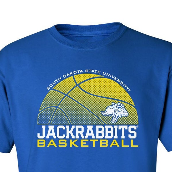 South Dakota State Tshirt | SDSU Basketball T-Shirt | SDSU Jackrabbits 100% Cotton Shirt | Unisex T-Shirt | SDSU Merch | Jackrabbits Apparel