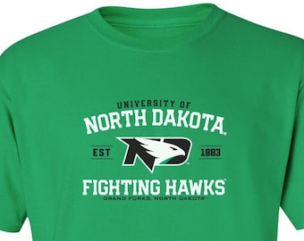  North Dakota Fighting Hawks Men's Green Hockey Jersey