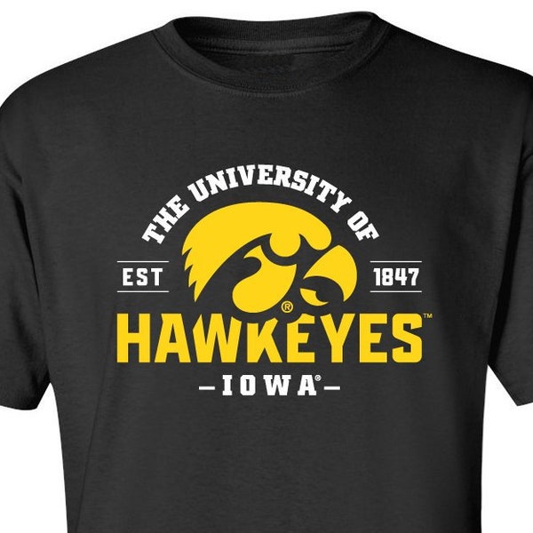 Iowa Hawkeyes Tshirt - Etsy