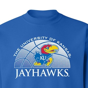 Kansas Jayhawks Sweatshirt | KU Basketball | Jayhawks Crewneck | Kansas Sweatshirt | Kansas Jayhawks Apparel | Unisex Crewneck Fleece