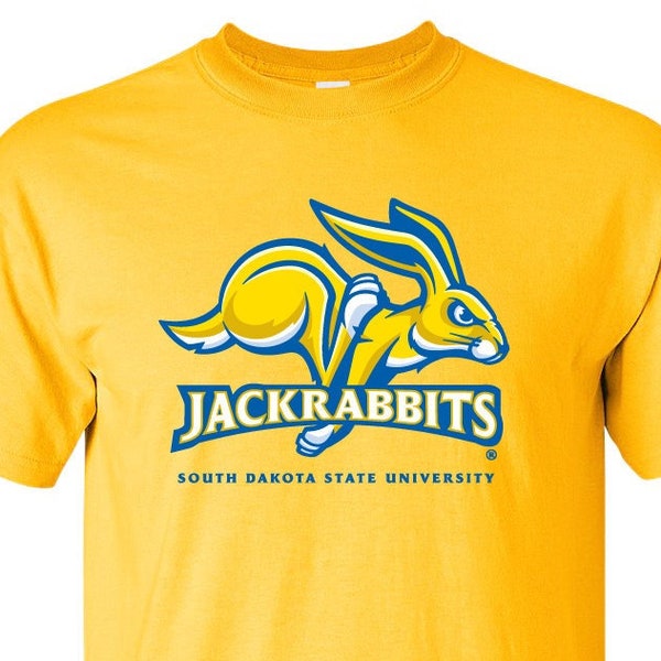 South Dakota State Tshirt | Jackrabbits Primary Logo | SDSU Jackrabbits 100% Cotton Shirt | Unisex T-Shirt | SDSU Merch | Jackrabbit Apparel