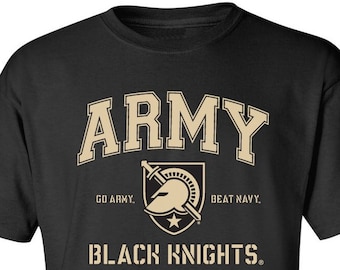 Army Black Knights Tshirt | Primary Logo | Army Shirt | Black Knights Shirt | United States Military Academy Apparel | Unisex West Point Tee