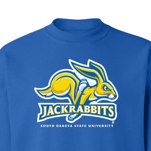 South Dakota State Sweatshirt | Jackrabbits Logo | SDSU Crewneck | Jackrabbits Sweatshirt | South Dakota State Apparel | SDSU Unisex Fleece