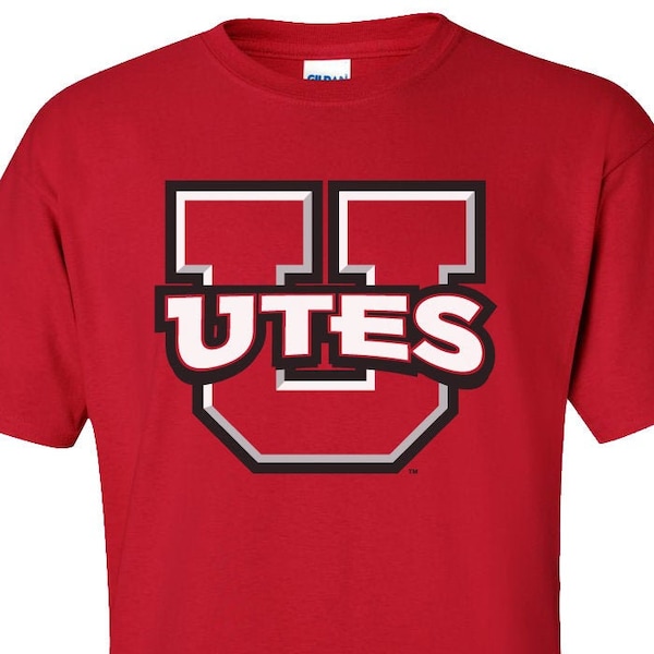 Utah Utes Tshirt Utah Utes shirt Utah Utes tee Utah Utes football t shirt Utah Utes apparel big tall block U logo football helmet licensed