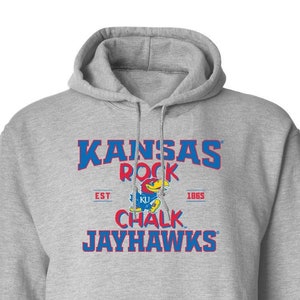 Kansas Jayhawks Hoodie | Rock Chalk | Jayhawks Hooded Sweatshirt | Kansas Hoodie | University of Kansas Hoodie | Kansas Gear | KU Apparel