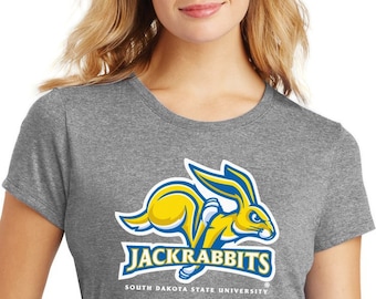 Womens South Dakota State Tshirt | Jackrabbits Logo | SDSU Jackrabbits Womens Short Sleeve Tee Shirt | SDSU Boutique Apparel | SDSU Merch