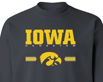 iowa hawkeye women's crewneck sweatshirt