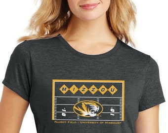 Missouri Womens Shirt | Missouri Tigers Shirt | Mizzou Shirt | Missouri Tigers Apparel | Missouri Tshirt | Boutique Mizzou Football Tshirt