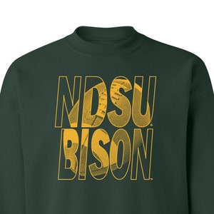 NDSU Sweatshirt | NDSU Crewneck Sweatshirt | North Dakota State Sweatshirts | NDSU Bison Sweatshirt | Bison Crew | Bison Football Image