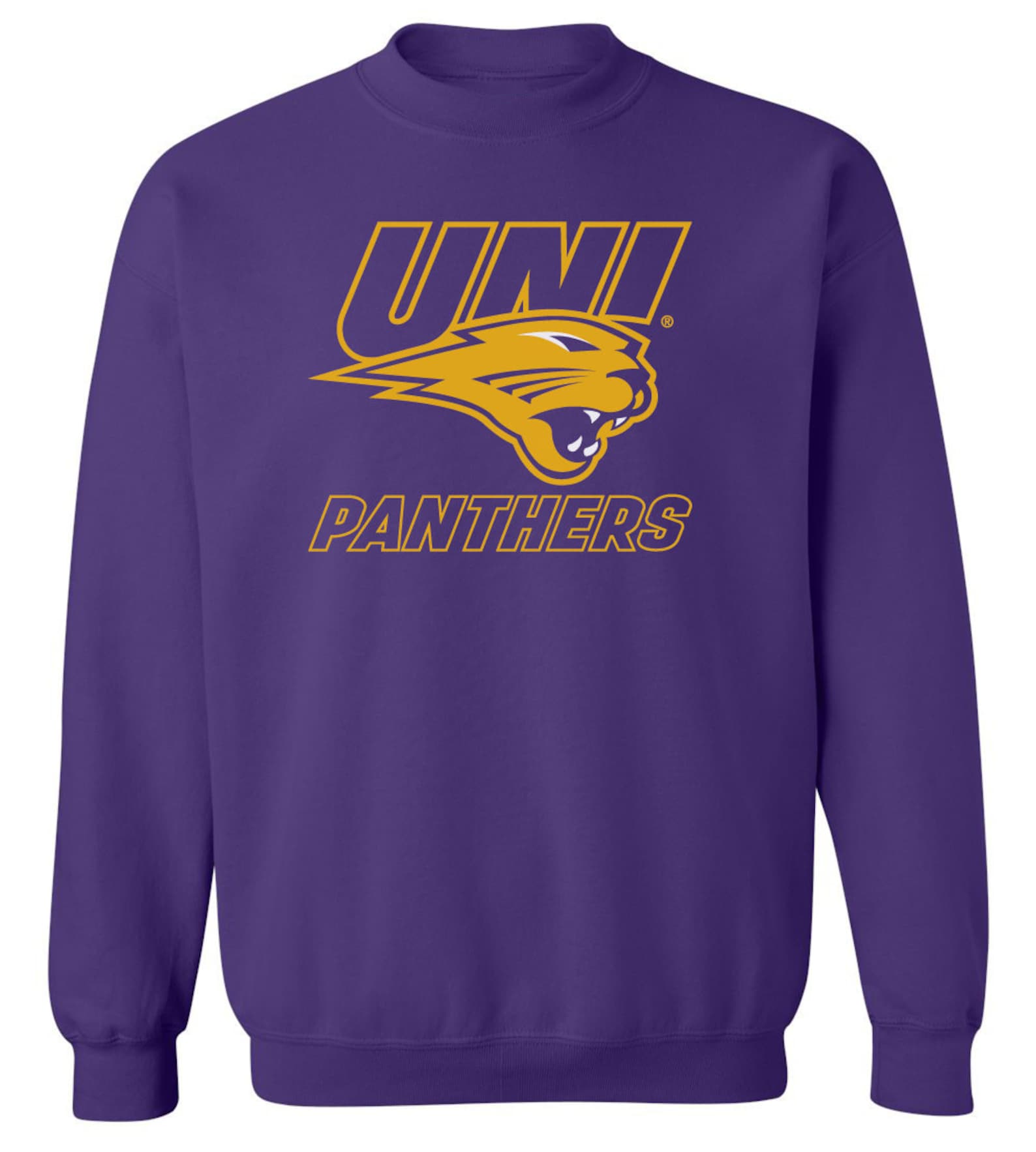 Northern Iowa Panthers Sweatshirt Primary Logo Panthers Crewneck ...