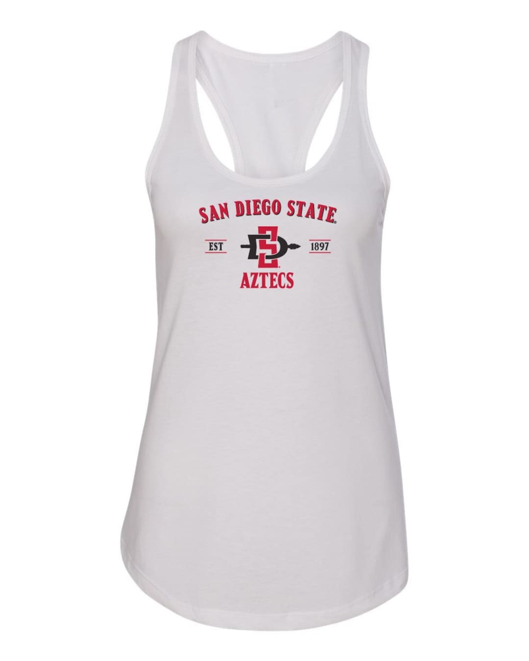 San Diego State Aztecs Paint Red Officially Licensed Tank Top