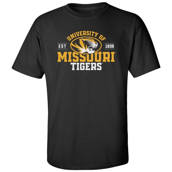 Mizzou Tigers Patterned Letters T-Shirt - Apparel Mizzou Tigers Patterned Letters T-Shirt - Apparel