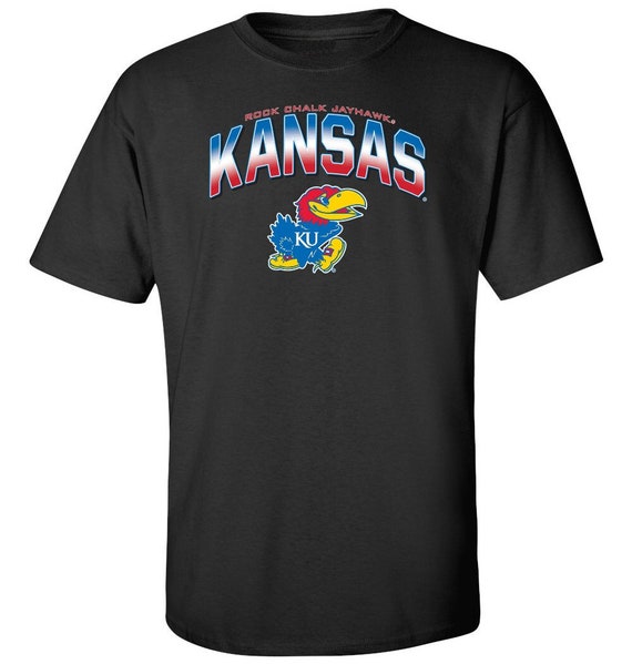 Kansas Jayhawks Rock Chalk Jayhawk Ku T-Shirt - Apparel Kansas Jayhawks Rock Chalk Jayhawk Ku T-Shirt - Apparel
