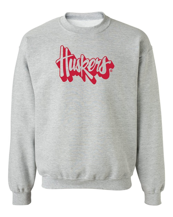 Nebraska Huskers Crewneck Sweatshirt | Script Huskers Outline | Nebraska  Cornhuskers Sweatshirt | Husker Sweatshirt | Nebraska Sweatshirt - Etsy