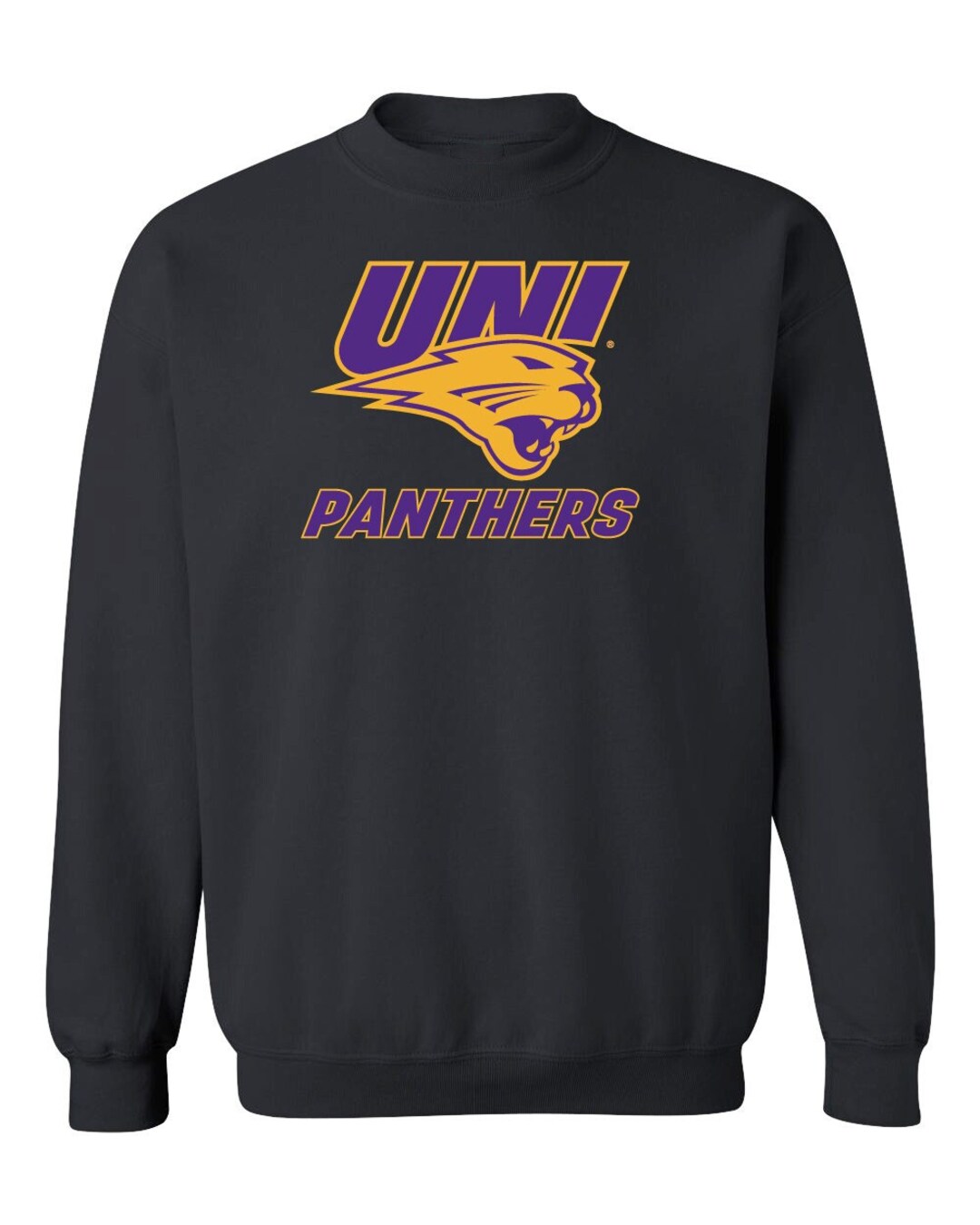 Northern Iowa Panthers Sweatshirt Primary Logo Panthers Crewneck ...