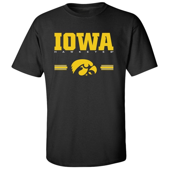 Iowa Hawkeyes Map Mascot T-Shirt - Apparel Iowa Hawkeyes Map Mascot T-Shirt - Apparel
