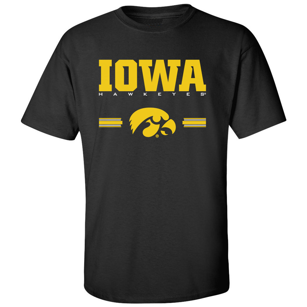 Iowa Hawkeyes Tee Shirt Iowa Hawkeye Shirt Hawkeye T-shirt - Etsy