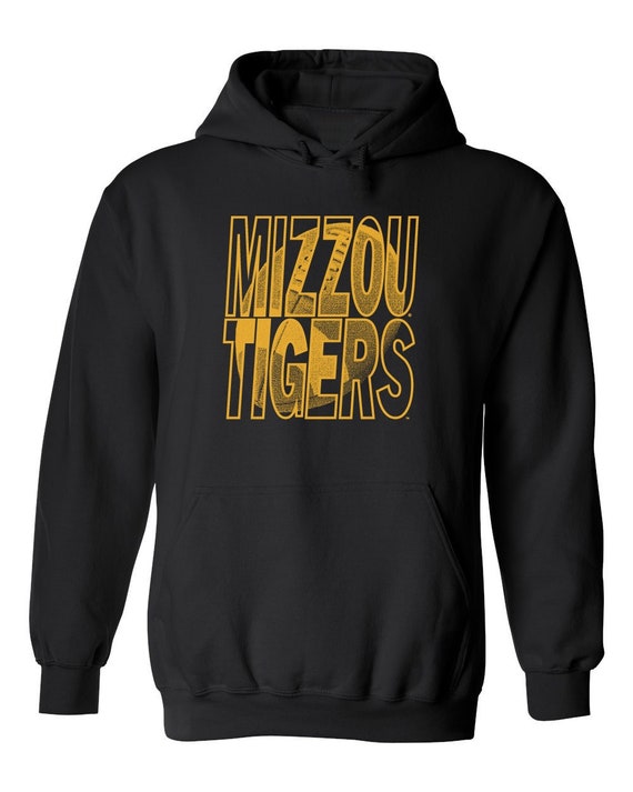 Missouri Hoodie Missouri Sweatshirt Mizzou Tigers Football Image Missouri Hooded Sweatshirt Missouri Tigers Hoodie Missouri Merch