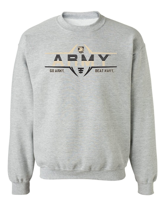 Army Black Knights Sweatshirt Football Laces Army Crewneck USMA Sweatshirt Black Knights Apparel Army Unisex Crewneck Fleece Etsy