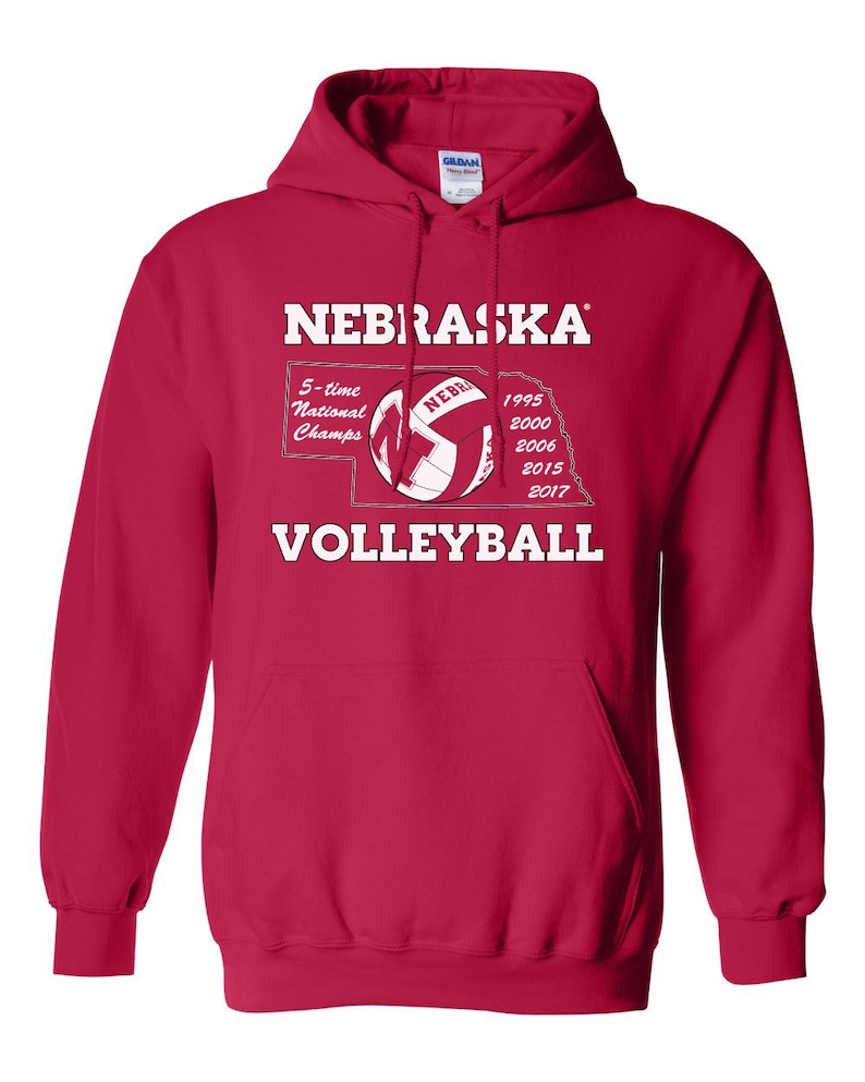 Nebraska Cornhuskers Volleyball Sweatshirt Nebraska Huskers Volleyball