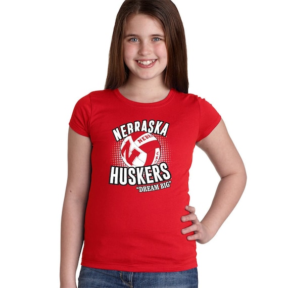 Nebraska Cornhuskers Nebraska Husker Volleyball T-Shirt Nebraska Cornhuskers Nebraska Husker Volleyball T-Shirt
