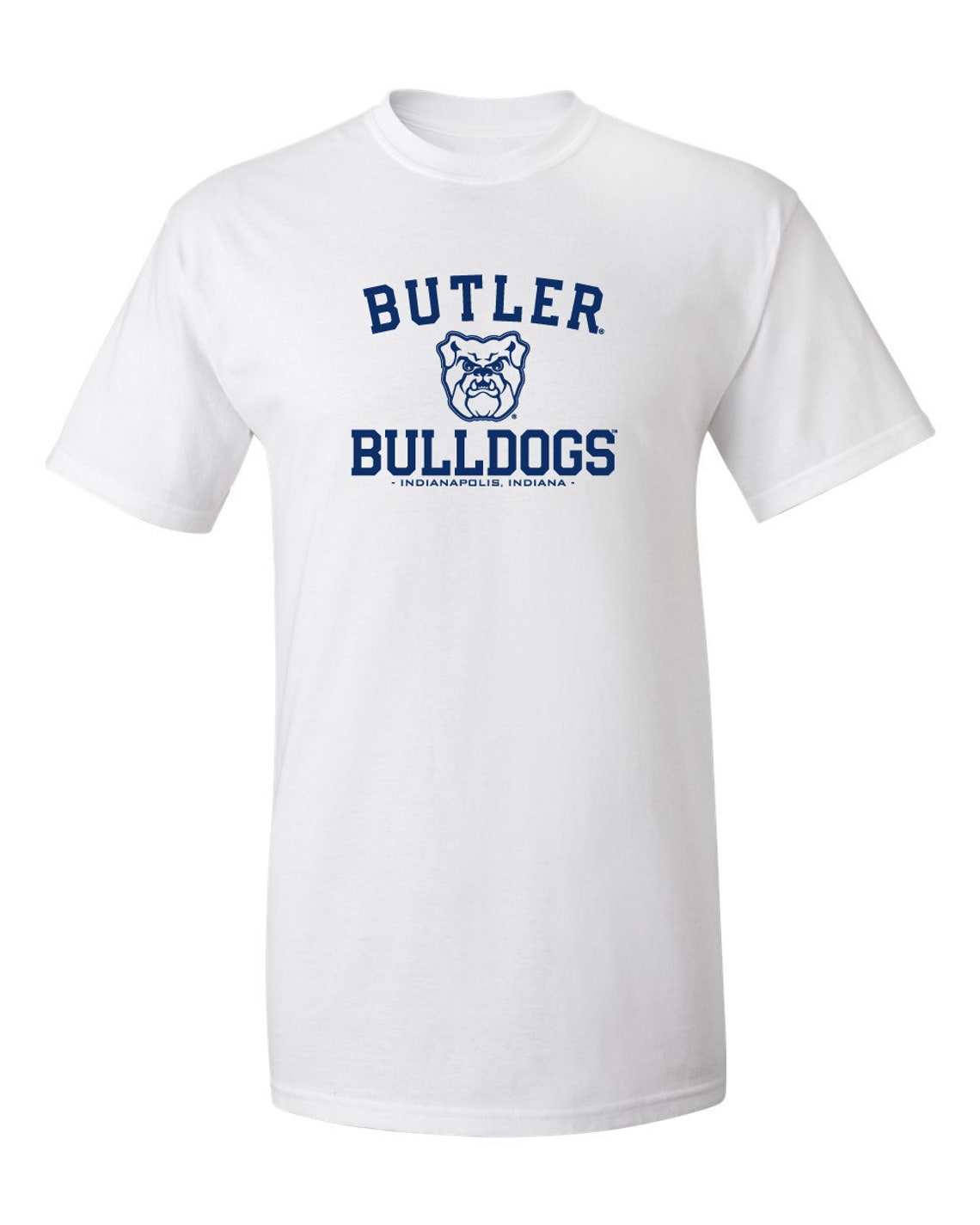 Butler Cc Merch Butler Bulldogs Tshirt | Primary Logo | Butler Shirt 100% Cotton ...