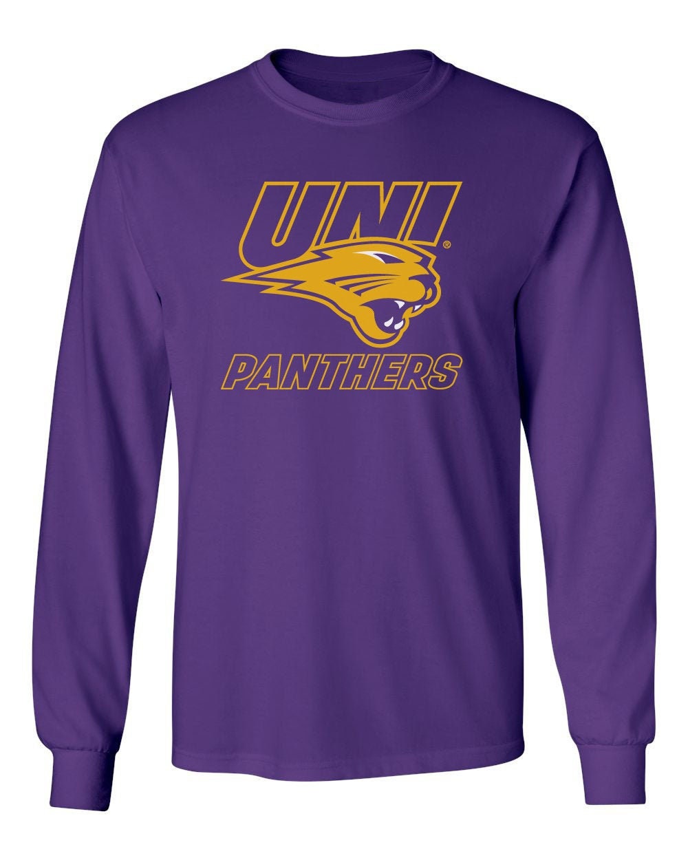 Northern Iowa Panthers Long Sleeve Tee Shirt UNI Logo UNI Panthers ...